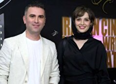 عکس یادگاری مهسا حجازی و هوتن شکیبا با هوادار کوچولو