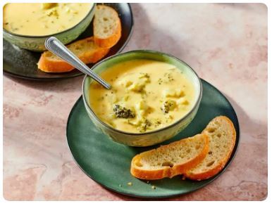 سوپ بروکلی و پنیر چدار یک ترکیب طلایی که عاشقش می‌شید