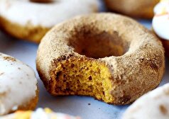 دونات کدو حلوایی یک ایده جذاب برای شب یلدا/رسپی+مواد لازم