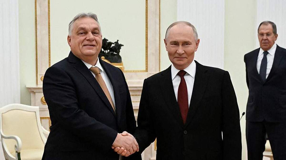 پوتین دلیل کاهش تجارت بین روسیه و مجارستان را فشار‌های خارجی عنوان کرد.