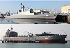 پایگاه شناوری «کردستان» و ناوشکن «سهند» به نیروی دریایی ارتش ملحق شد