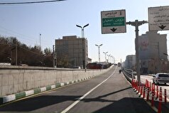 تقاطع غیرهمسطح شهدای خدمت شهرکرد افتتاح شد