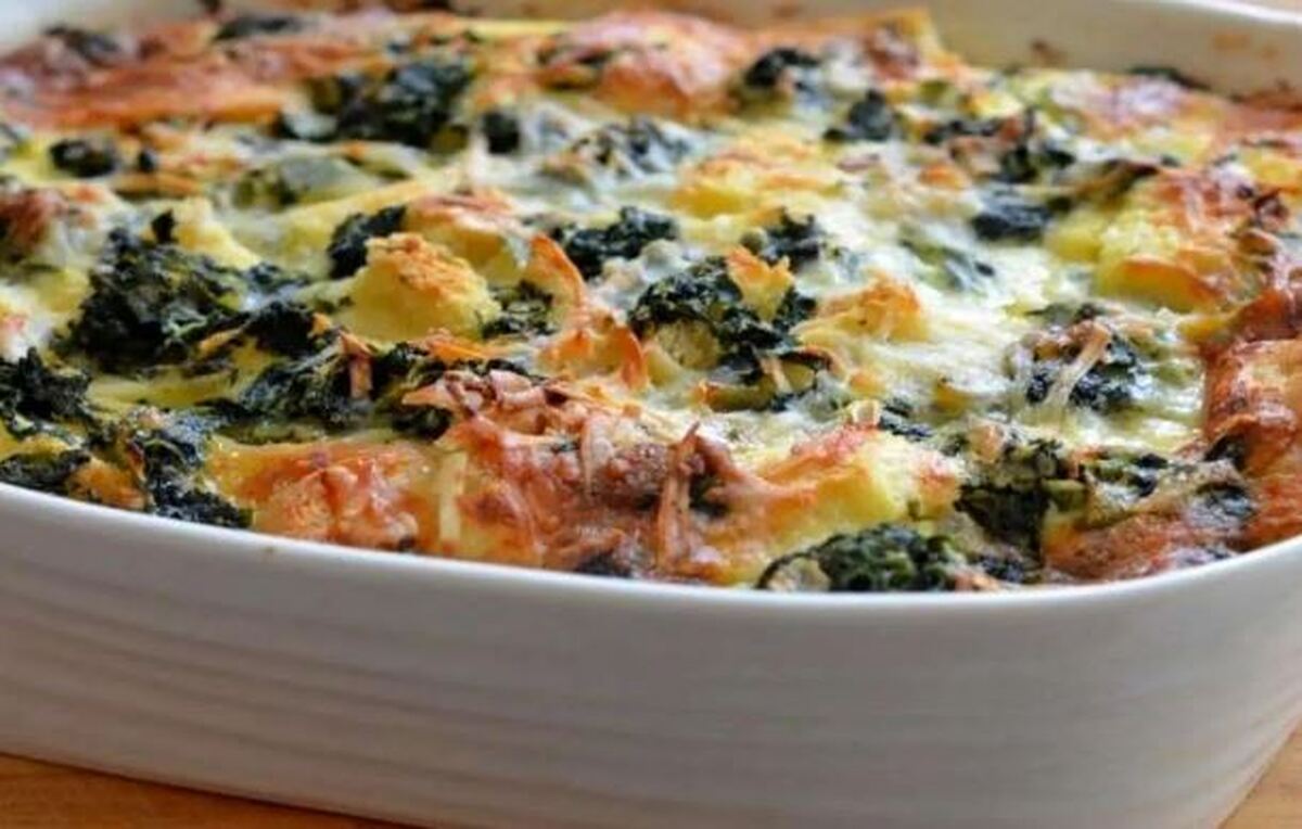 گراتن اسفناج یک غذای مدرن و مقوی که عاشق میشید