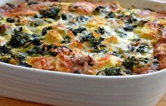 گراتن اسفناج یک غذای مدرن و مقوی که عاشق میشید