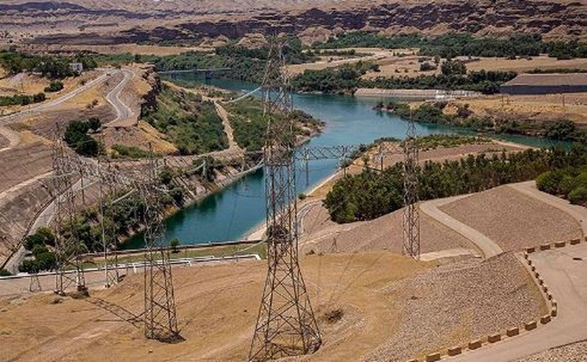نیروگاه سد کرخه به دلیل کاهش آب از مدار تولید برق خارج شد