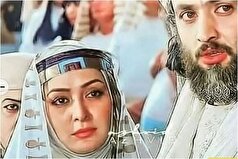 قابی جالب و دیدنی از بازیگر نقش «آسنات» کنار سوپراستار سینما در جشن عروسی شان!