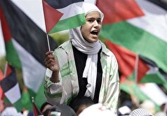 اعلام همبستگی هزاران مغربی با ملت فلسطین