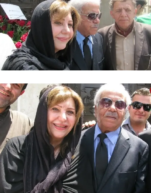 دیدار دو چهره معروف قبل انقلابی بعد از سالها در مراسم ختم ایرن! +عکس دیدار دو چهره معروف قبل انقلابی بعد از سالها در مراسم ختم ایرن! +عکس