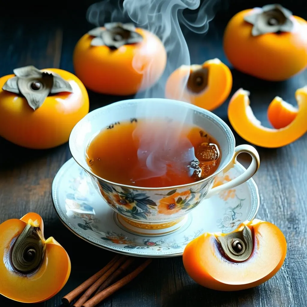 پاییز را با یک فنجان چای خرمالو خوش‌عطرتر کنید؛ طرز تهیه آسان در خانه