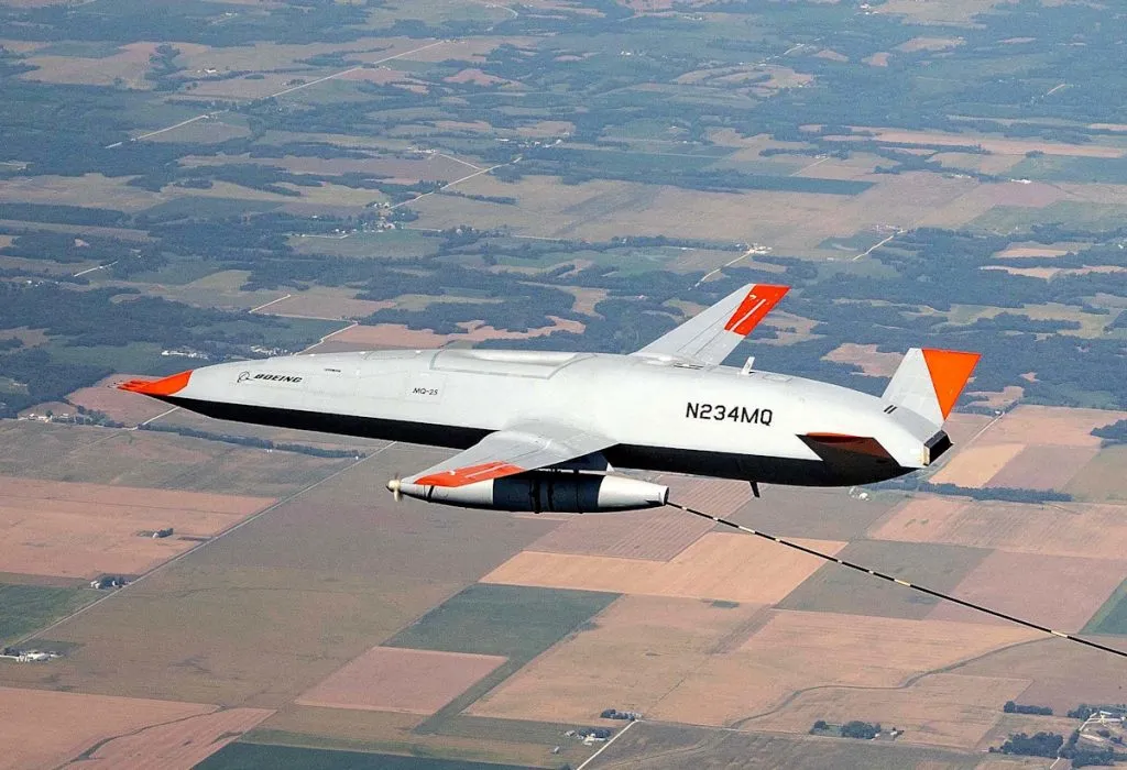 آزمایش تاریخی نیروی دریایی آمریکا؛ کنترل پهپاد سوخت‌رسان MQ-25A از هزاران کیلومتر دورتر