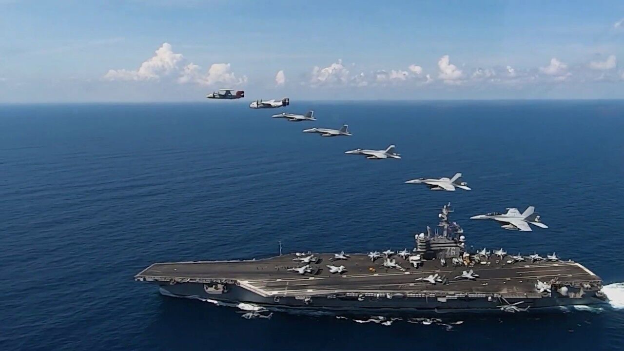 آمریکا دو ناو هواپیمابر به دریای جنوبی چین اعزام می‌کند
