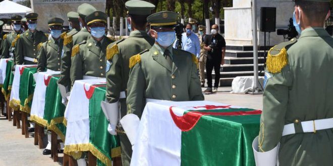 بقایای اجساد انقلابیون الجزایر پس از ۱.۵ قرن‌ به خاک سپرده شد