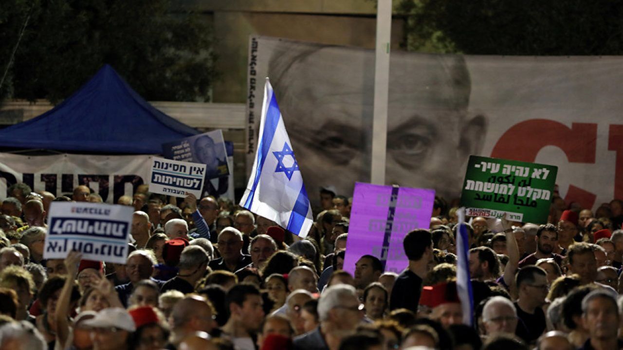 هزاران نفر در تل‌آویو در اعتراض به وضع بد اقتصادی تظاهرات کردند