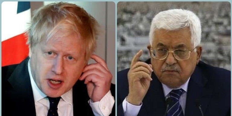 رایزنی جانسون با محمود عباس درباره طرح کرانه باختری