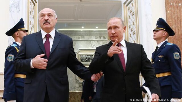 پوتین: مشروعیت انتخابات ریاست جمهوری بلاروس را به رسمیت میشناسم