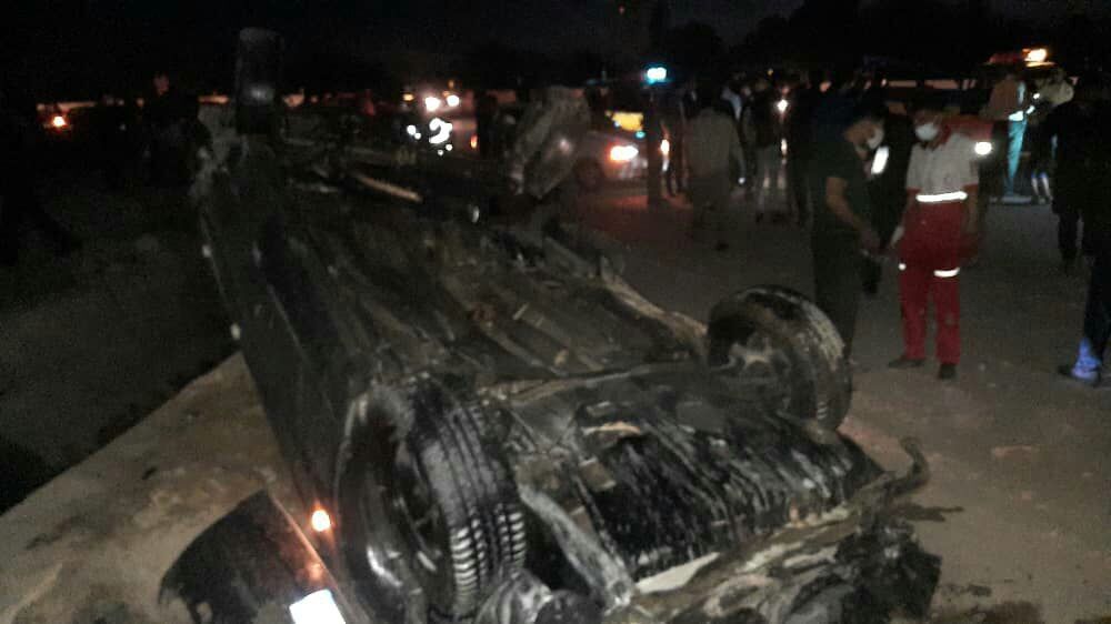 تصادف در محور شهر مجلسی اصفهان- بروجن ۳ کشته برجاگذاشت