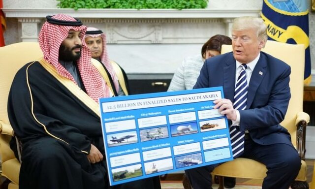 قرارداد ۴۶۰ میلیارد دلاری فروش سلاح به عربستان با رفتن ترامپ به افسانه می‌پیوندد