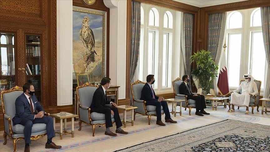روابط راهبردی محور دیدار سناتورهای آمریکایی با امیر قطر