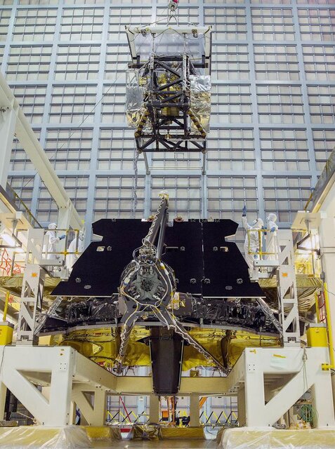آمادگی تلسکوپ فضایی "جیمز وب" برای پرتاب