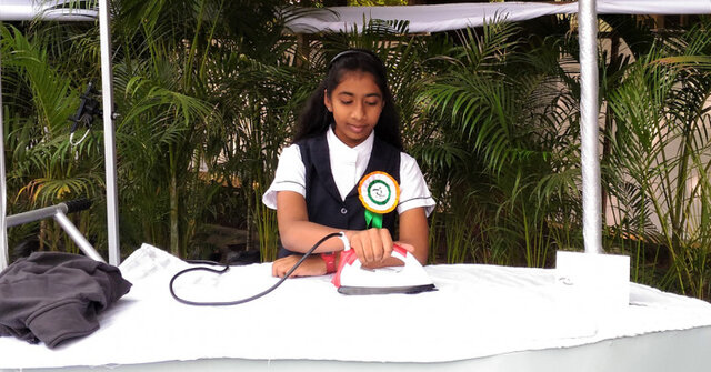 میز اتویی که دختر ۱۴ ساله هندی را برنده جایزه نوآوری ۱۱ هزار دلاری کرد