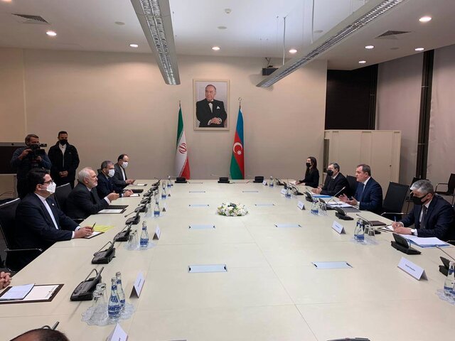 دیدار ظریف با وزیر خارجه جمهوری آذربایجان