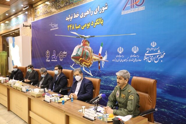 امضا میثاق نامه شورای راهبردی خط تولید بالگرد ملی صبا ۲۴۸