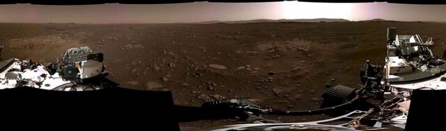 انتشار اولین تصویر پانورامای "استقامت" از مریخ