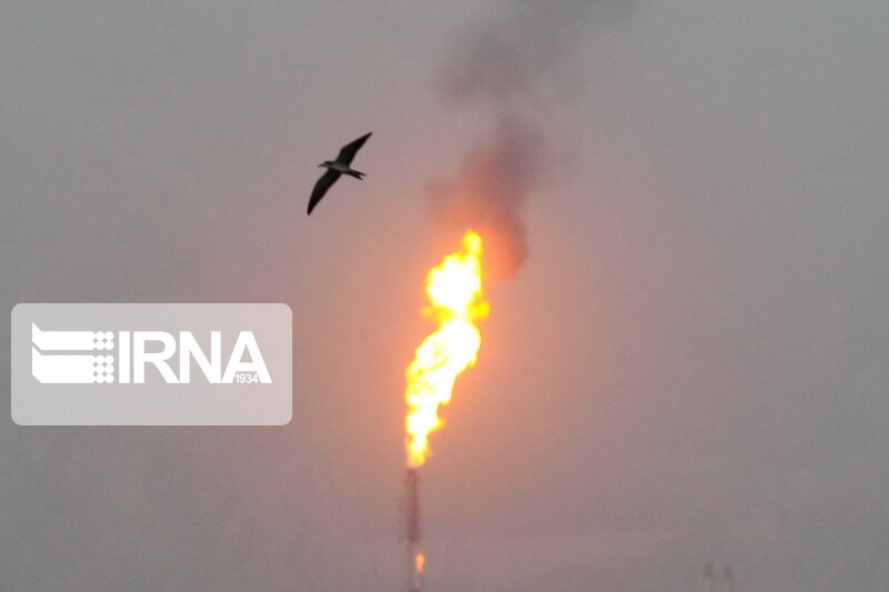 کاهش ۶۵ میلیون فوت مکعبی انتشار گازهای همراه نفت در خلیج فارس
