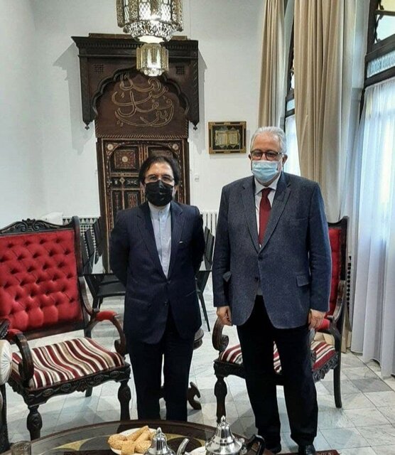  دیدار بهرام قاسمی با رئیس مسجد بزرگ پاریس