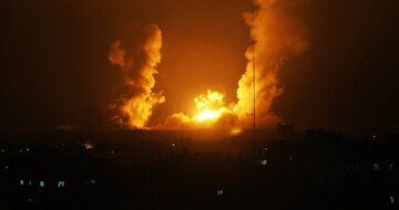 حمله هوایی و توپخانه‌ای رژیم صهیونیستی به نوار غزه