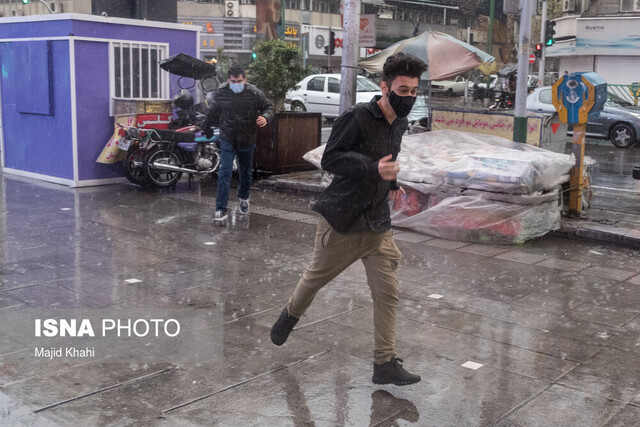 هشدار هواشناسی نسبت به وقوع رگبار و وزش باد شدید در نقاط مختلف کشور
