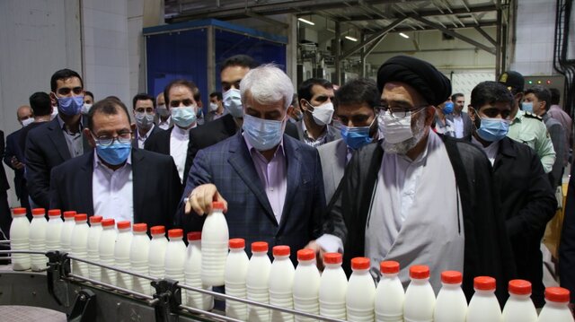 احیاء کارخانه لبنیات وارنا با حضور رئیس کل دادگستری کل استان تهران