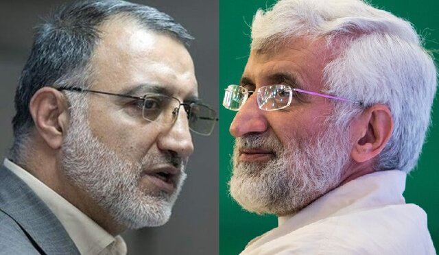 قدردانی تعدادی از نمایندگان از جلیلی و زاکانی